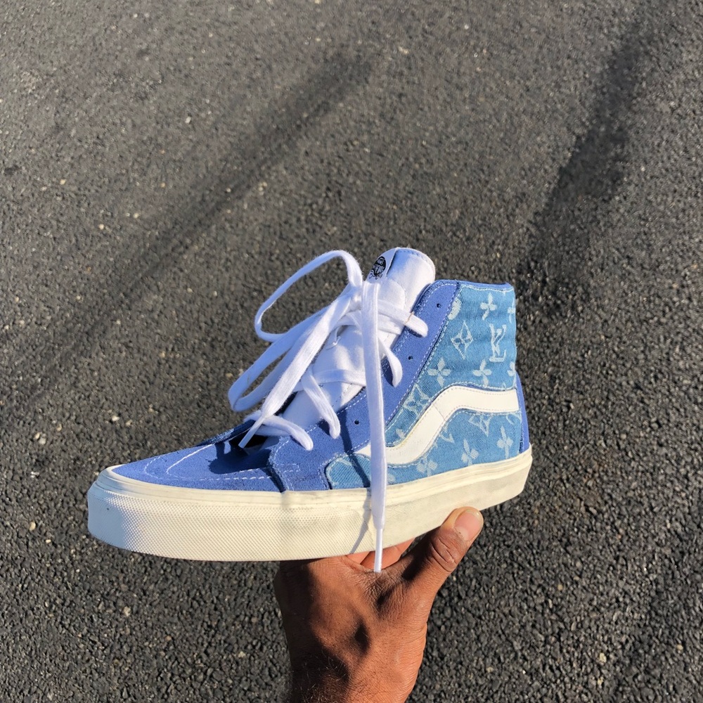 LV x Blue Suede Sk8-High